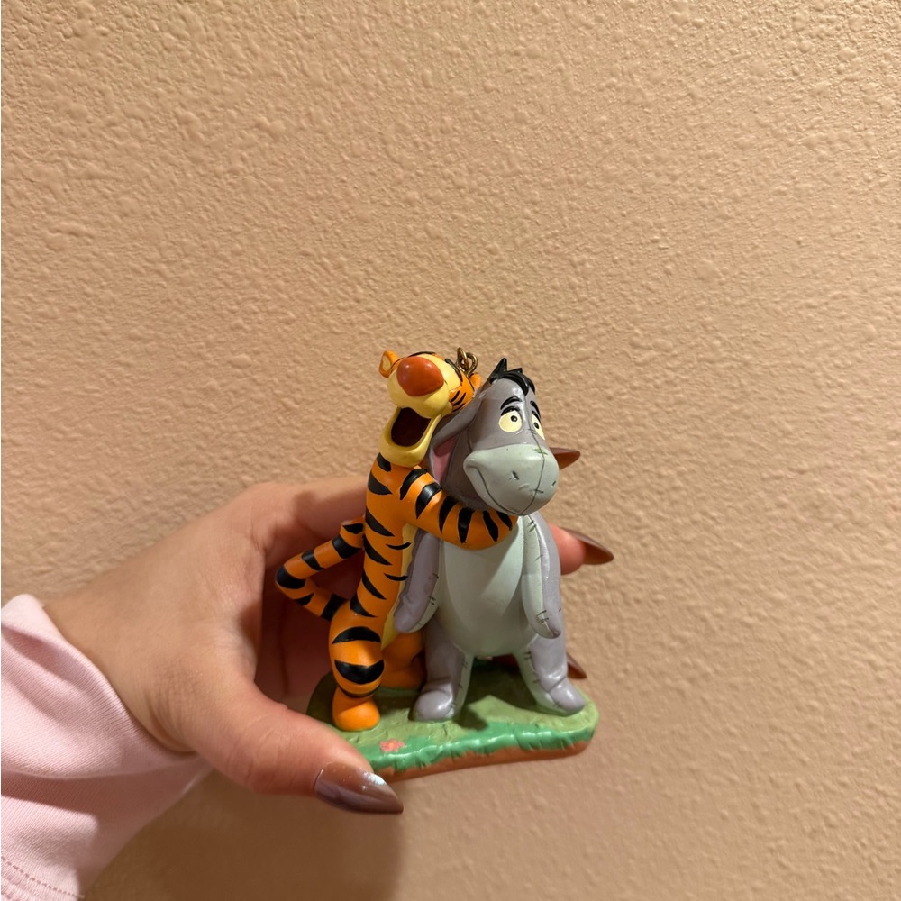 Tigger and Eeyore Figurine - Orange and Gray